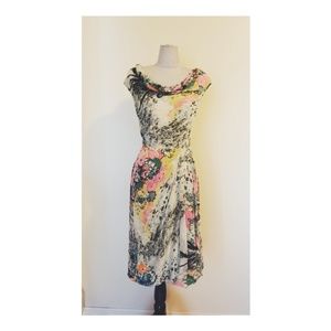 Beautiful Chiffon Floral Print Dress